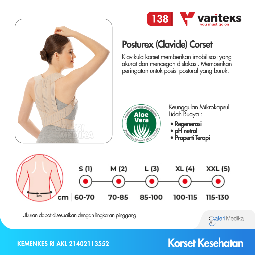 Variteks 138 Posturex (Clavicle) Corset