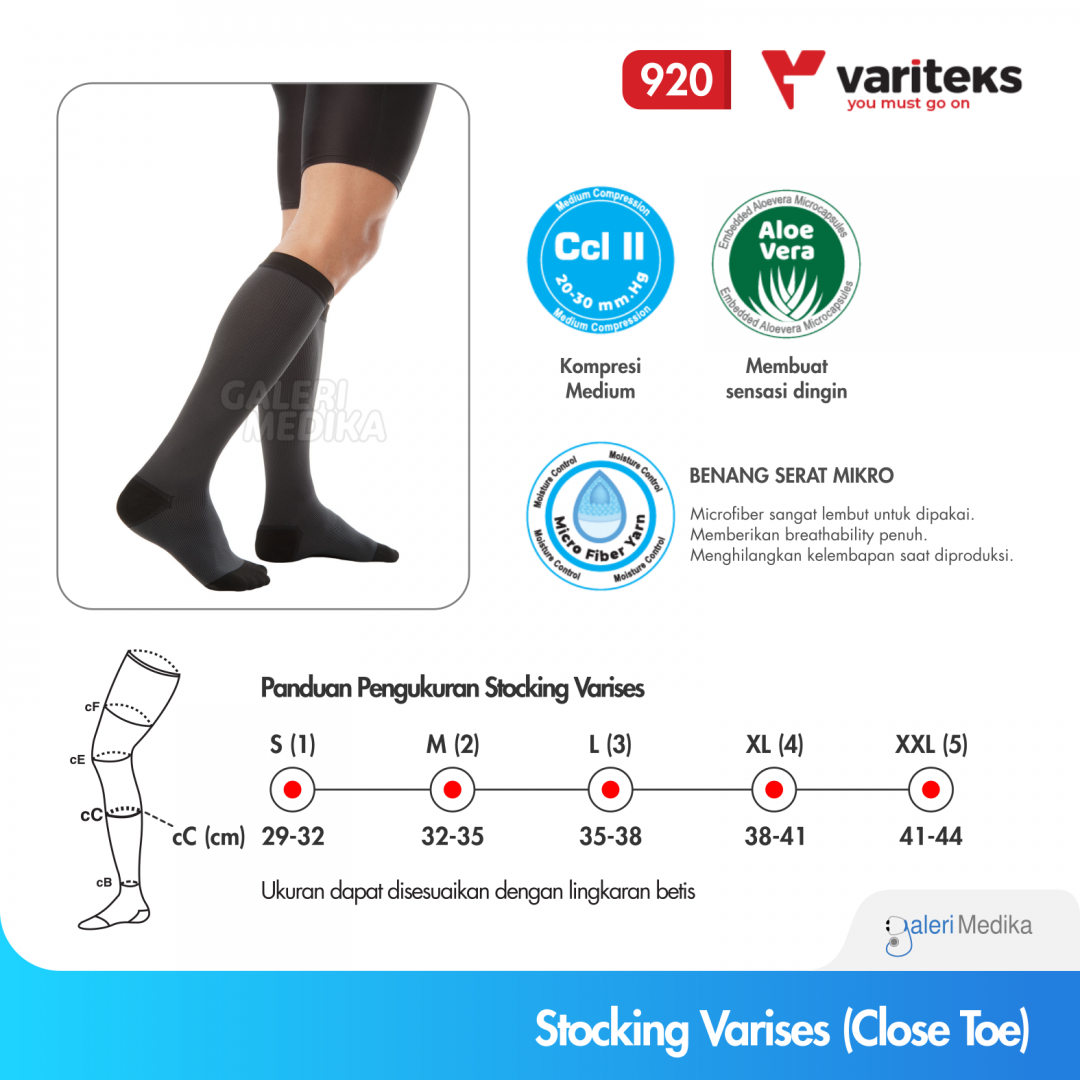 Variteks 920 - Kaus Kaki Stoking Pria