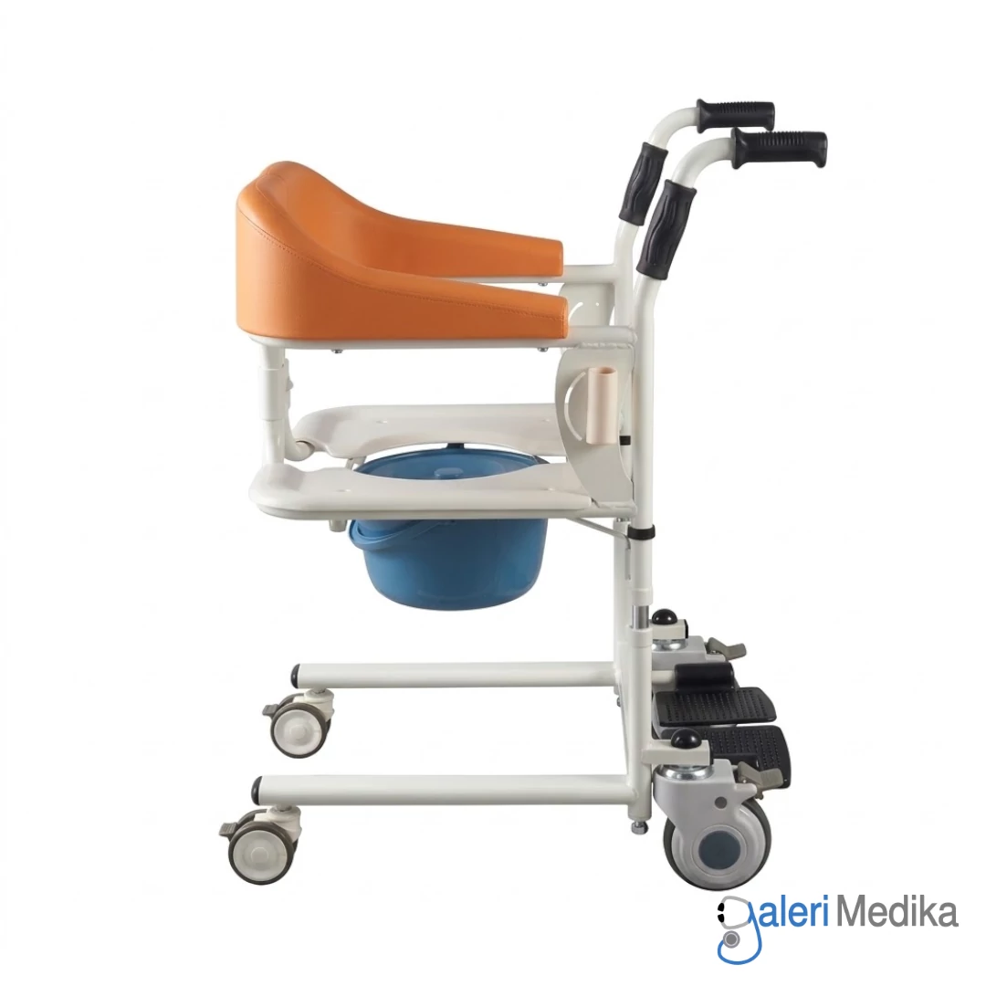 AOLIKE Kursi Transfer Pasien ALK902L Manual + Commode AOLIKE Kursi Transfer Pasien ALK902L Manual + Commode