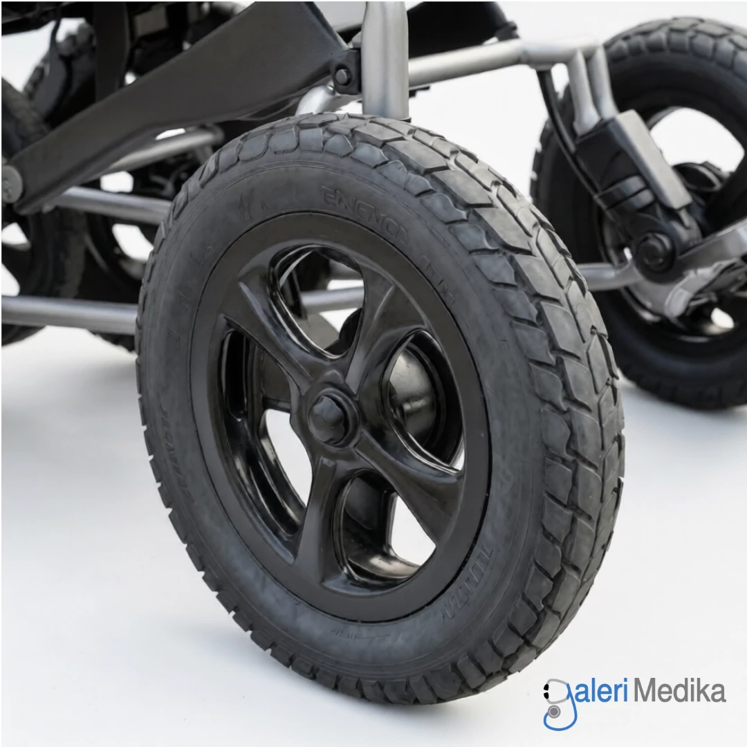 ONEMED D150FL Kursi Roda Elektrik Travelling Lipat Ultra Portable Electric ONEMED D150FL Kursi Roda Elektrik Travelling Lipat Ultra Portable Electric
