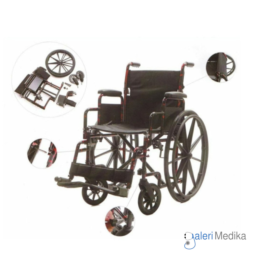 Kursi Roda Standard GEA YJ-023E Steel Wheelchair Kursi Roda Standard GEA YJ-023E Steel Wheelchair