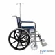 Kursi Roda Standar Steel OneHealth OH-809B + Tiang Infus Kursi Roda Standar Steel OneHealth OH-809B + Tiang Infus