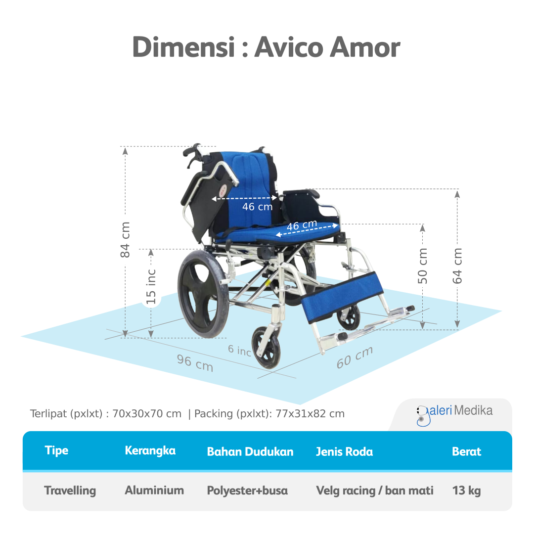 Avico Amor (973 LAJ) - Kursi Roda Travel