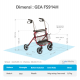 Walker Rollator GEA FS914H - Alat Bantu Jalan