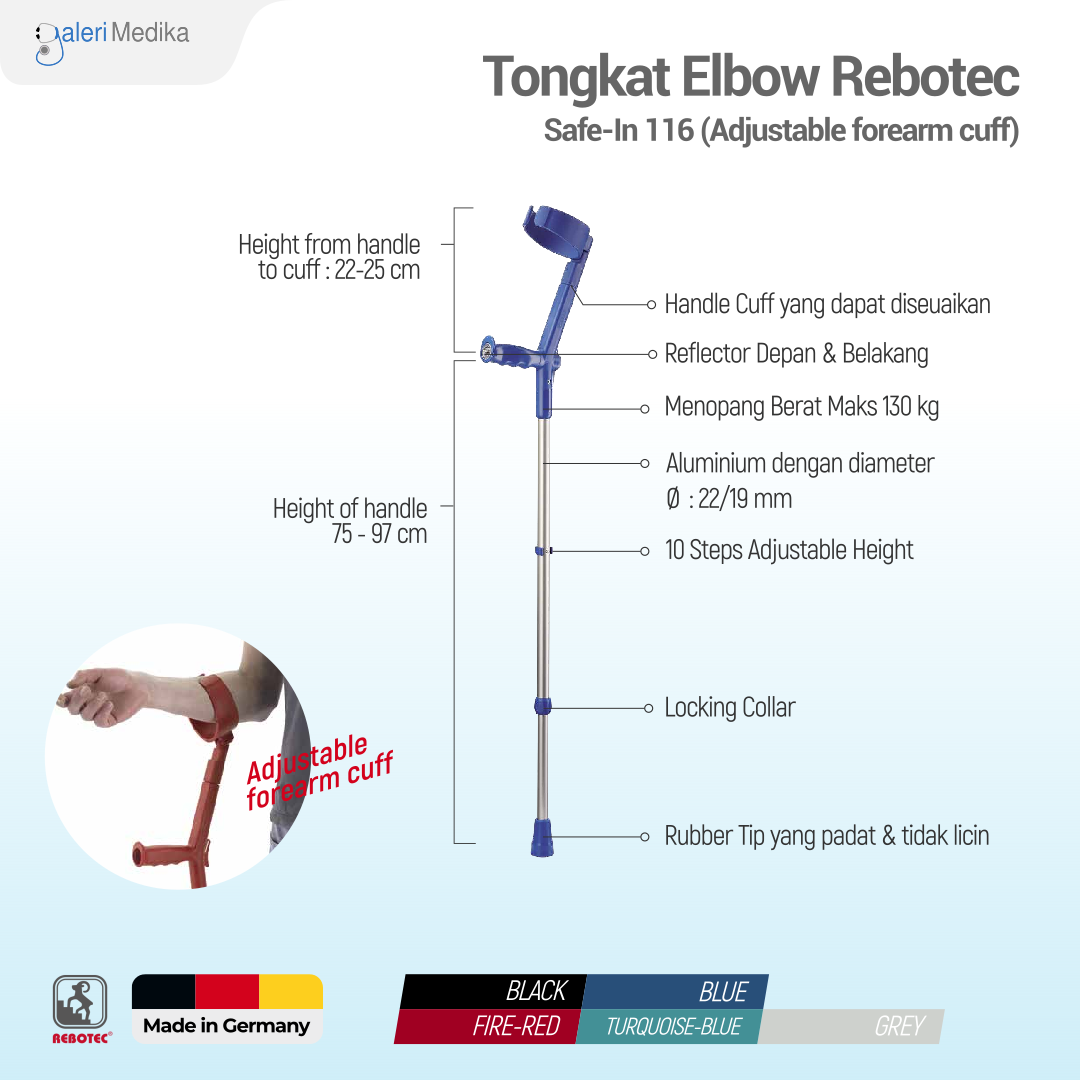 Tongkat Siku Rebotec Safe-In Erg 116