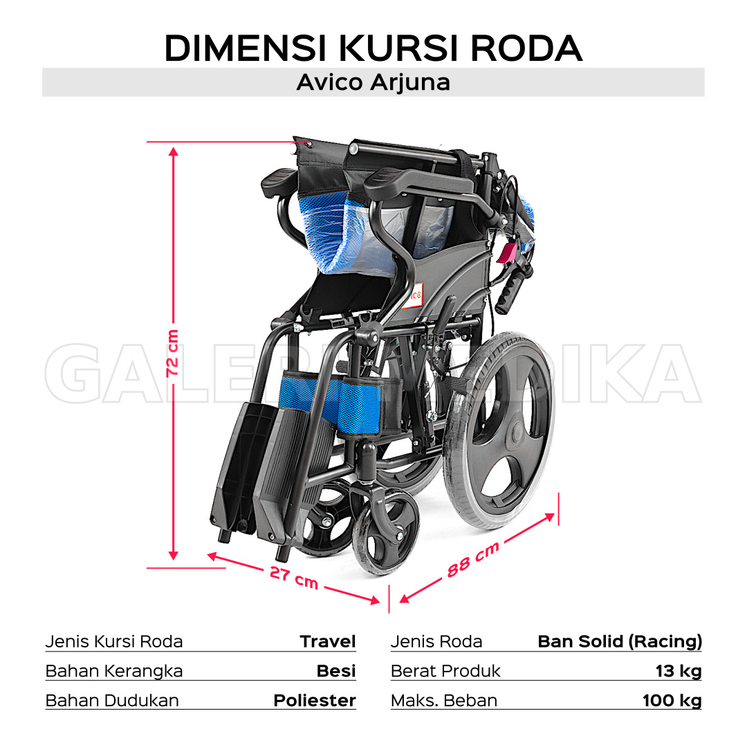 Kursi Roda Travel Avico Arjuna 