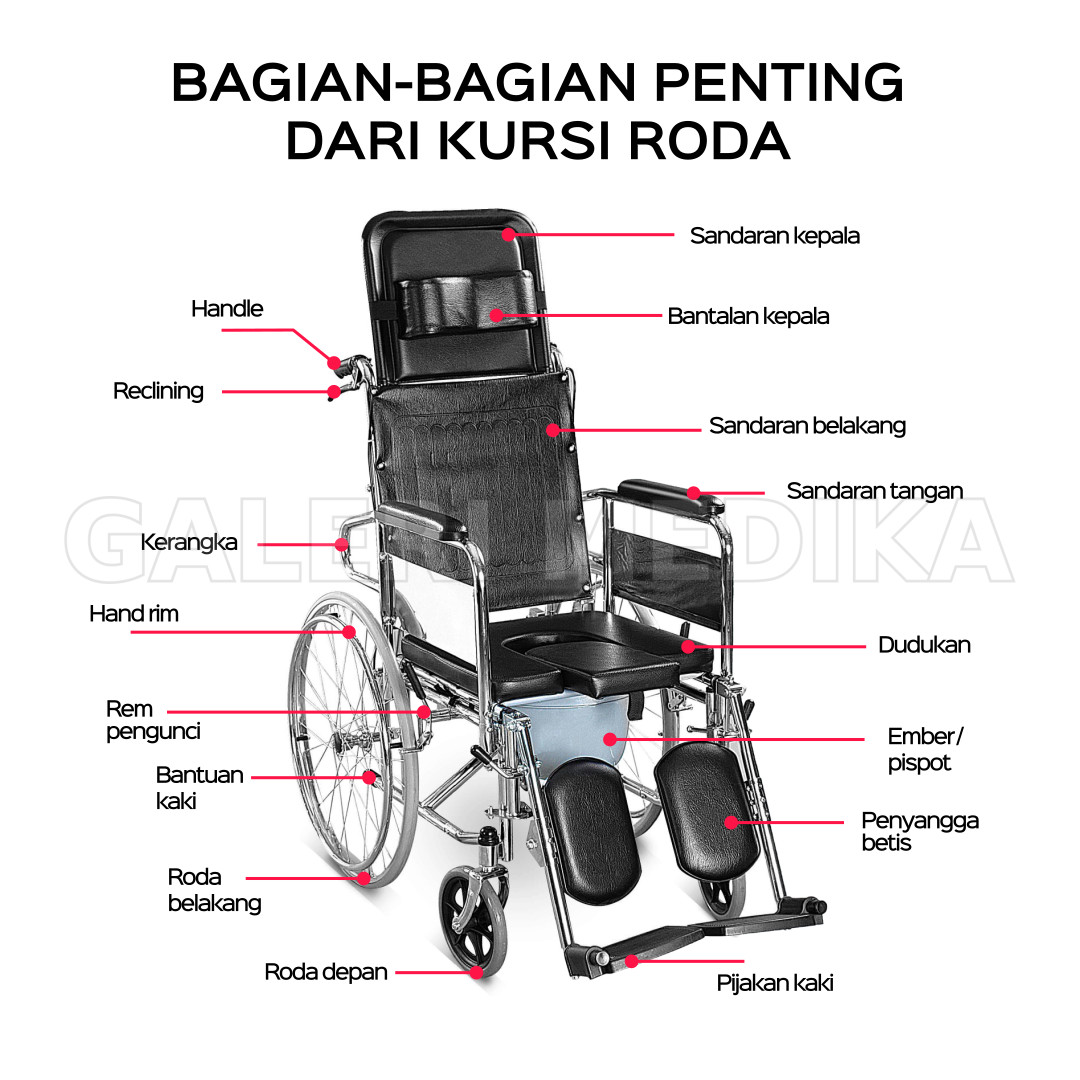 Kursi Roda 3in1 Multifungsi GEA FS609 GC