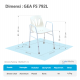 GEA FS792L Kursi Mandi / Shower Chair / Bath Bench