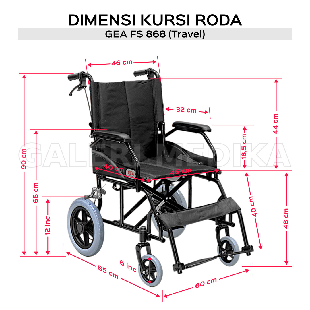 Kursi Roda GEA FS 868 - Wheelchair Economy