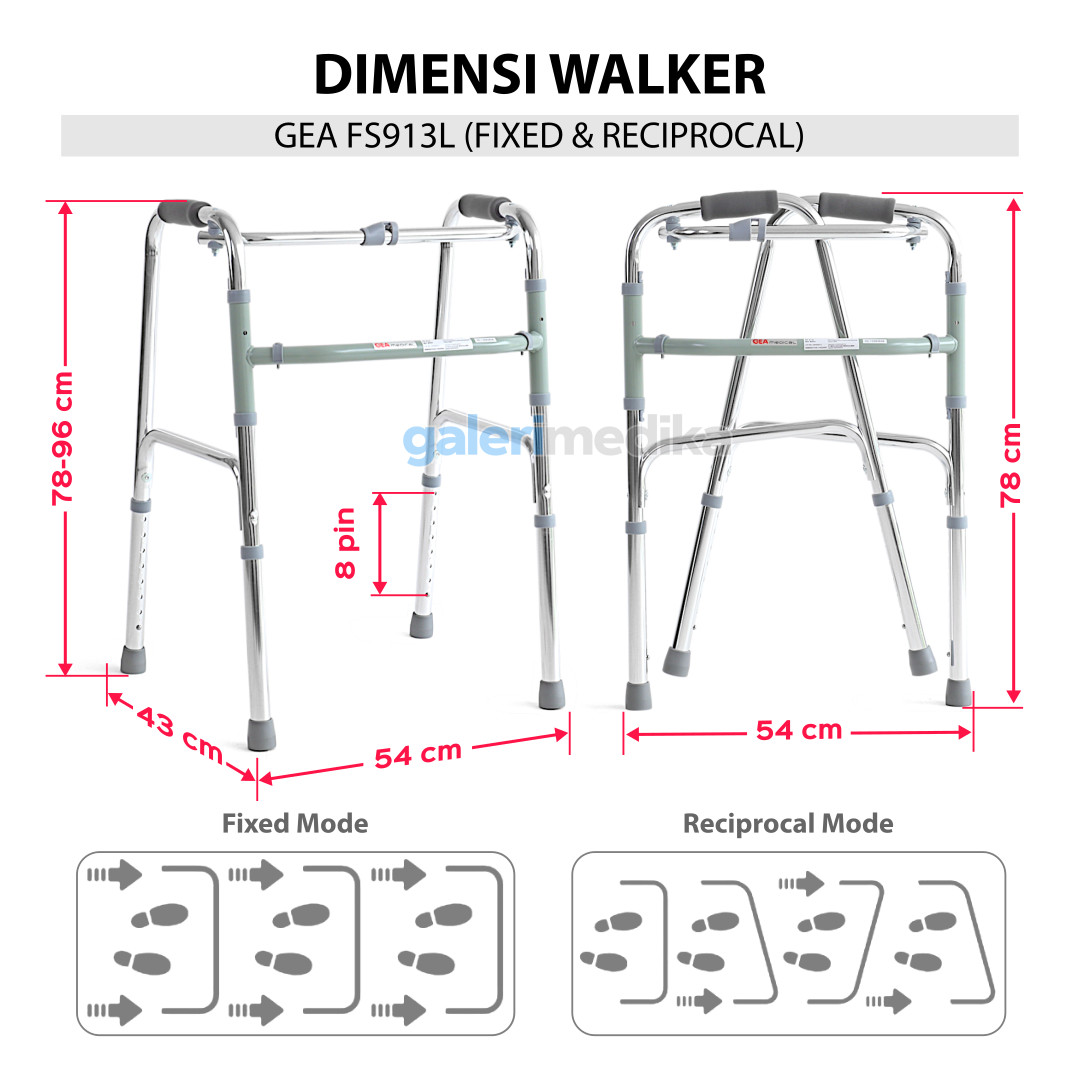 Walker Alat Bantu Jalan - GEA FS913L