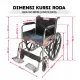 Kursi Roda Manual GEA GO-809B Steel Wheelchair Velg Racing Kursi Roda Manual GEA GO-809B Steel Wheelchair Velg Racing