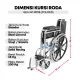 Kursi Roda Manual GEA GO-809B Steel Wheelchair Velg Racing Kursi Roda Manual GEA GO-809B Steel Wheelchair Velg Racing