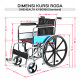 Kursi Roda Standar OneHealth KY809B Steel