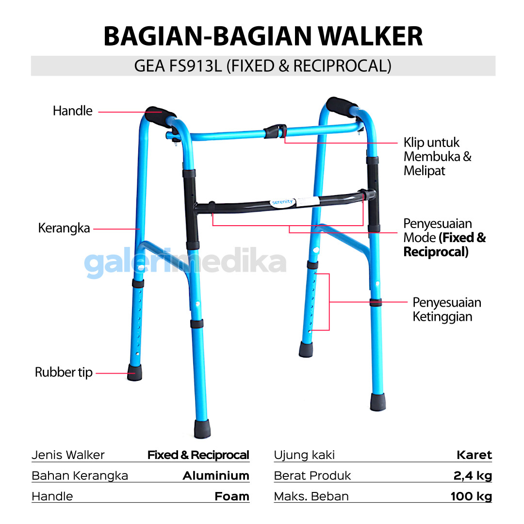 Walker Serenity FS913L Alat Bantu Jalan