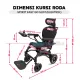 SPIRIT Kursi Roda Travel Elektrik EASYGO SLIM + Handle & Hedrest Brushless Motor & Lithium Battery SPIRIT Kursi Roda Travel Elektrik EASYGO SLIM + Handle & Hedrest Brushless Motor & Lithium Battery