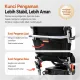 ONEMED D150EL Kursi Roda Listrik Elektrik Travelling Lipat PREMIUM ONEMED D150EL Kursi Roda Listrik Elektrik Travelling Lipat PREMIUM