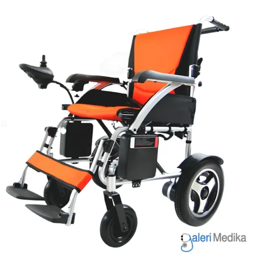 Kursi Roda Travel Elektrik GEA GO-114 Electra PORTABLE + Push Handle
