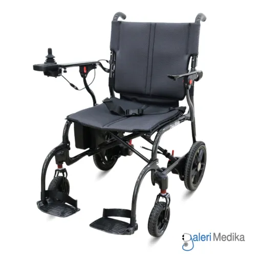 Kursi Roda Elektrik GEA GO-126 Electra CARBON FIBER Ultra Light 13Kg PORTABLE Lipat Tipis