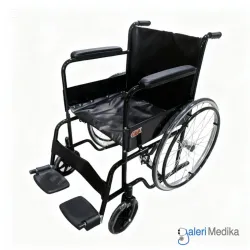Kursi Roda GEA GO-875D Manual Steel Wheelchair Velg Jari-Jari