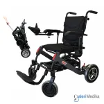 Kursi Roda Travel Elektrik GEA GO-106 Electra + Handle Brushless Motor & Li-Ion Battery