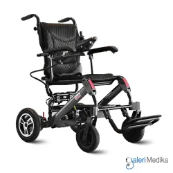 Kursi Roda Travel Elektrik GEA GO-106 Electra + Handle Brushless Motor & Li-Ion Battery