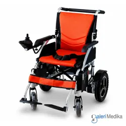 Kursi Roda Travel Elektrik GEA GO-114 Electra PORTABLE + Push Handle