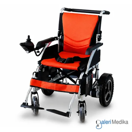 Kursi Roda Travel Elektrik GEA GO-114 Electra PORTABLE + Push Handle