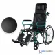 Kursi Roda Reclining SPIRIT FS 902GC Steel Wheelchair 2in1