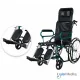 Kursi Roda Reclining SPIRIT FS 902GC Steel Wheelchair 2in1