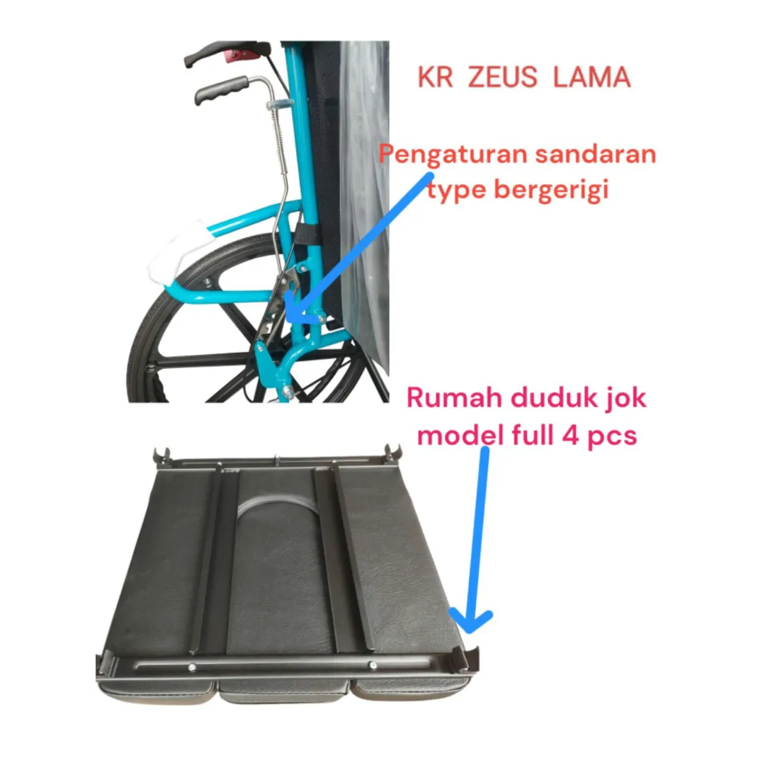 Kursi Roda 4in1 Multifungsi Avico Zeus Aluminium Kursi Roda 4in1 Multifungsi Avico Zeus Aluminium