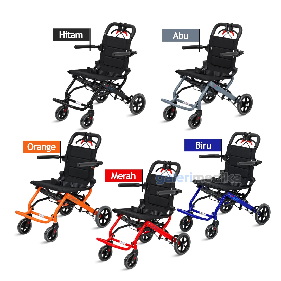 Kursi Roda Travel OneHealth DY800 + Handle FREE Tas Kursi Roda Travel OneHealth DY800 + Handle FREE Tas