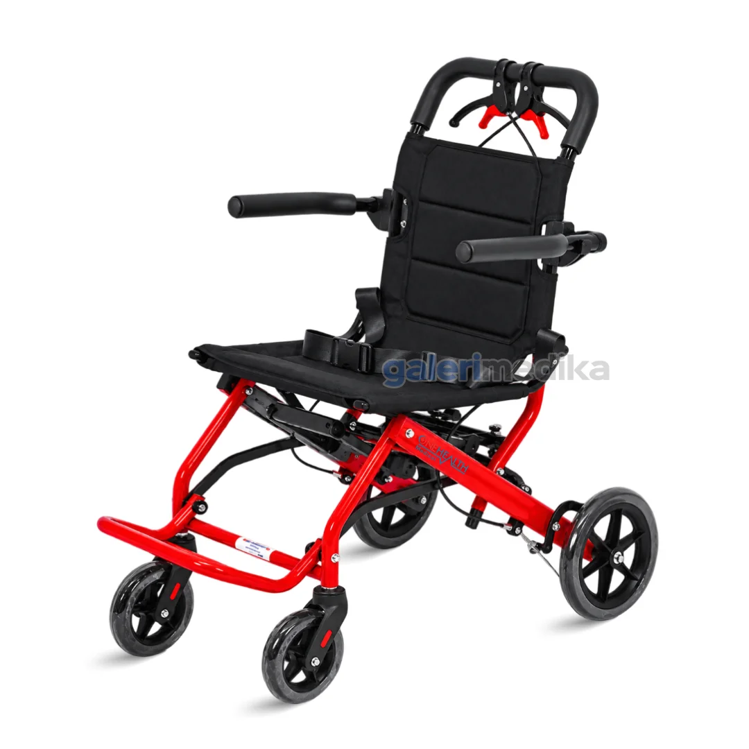 Kursi Roda Travel OneHealth DY800 + Handle FREE Tas Kursi Roda Travel OneHealth DY800 + Handle FREE Tas