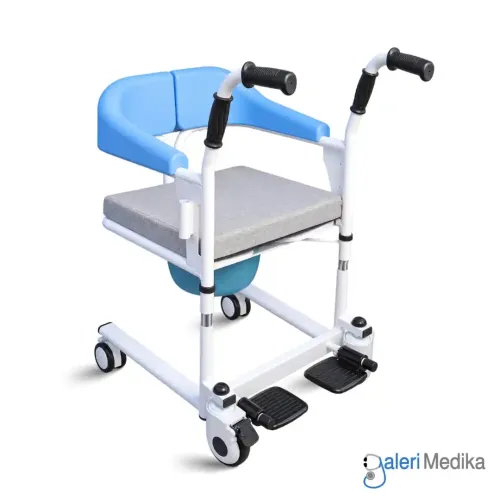 Kursi Roda Transfer Pasien OneHealth OH-TC01 + Commode Chair