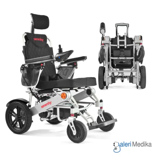 Kursi Roda Elektrik Reclining Serenity Puma II + Handle & Remote Control Kursi Roda Elektrik Reclining Serenity Puma II + Handle & Remote Control