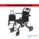 SPIRIT Kursi Roda PORTABLE Lipat Tipis Aluminium Travel Wheelchair FSJ01 SPIRIT Kursi Roda PORTABLE Lipat Tipis Aluminium Travel Wheelchair FSJ01