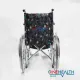 Kursi Roda Standar Anak OneHealth OH-809 Steel Chrome Wheelchair