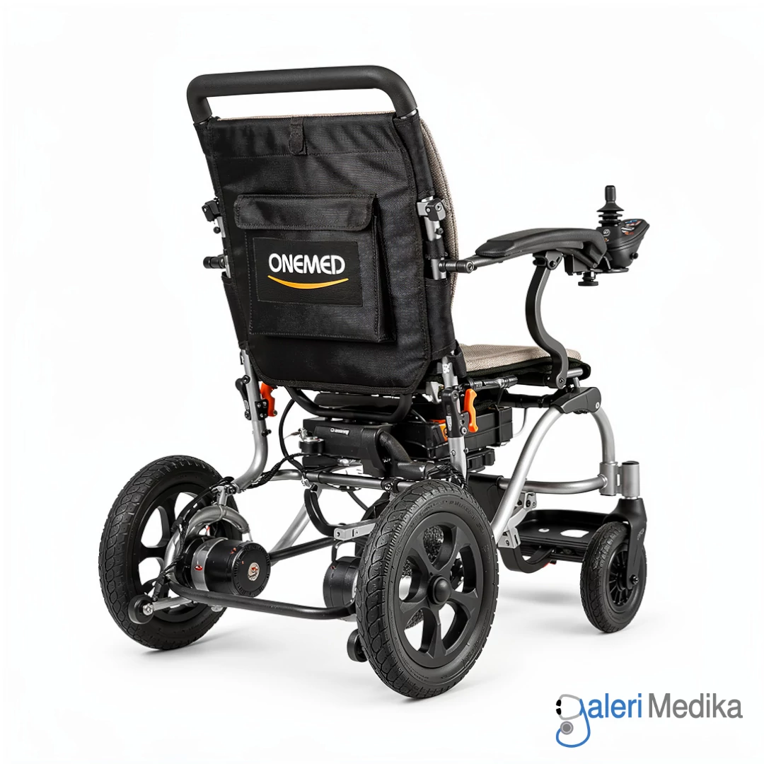 ONEMED D150EL Kursi Roda Listrik Elektrik Travelling Lipat PREMIUM ONEMED D150EL Kursi Roda Listrik Elektrik Travelling Lipat PREMIUM