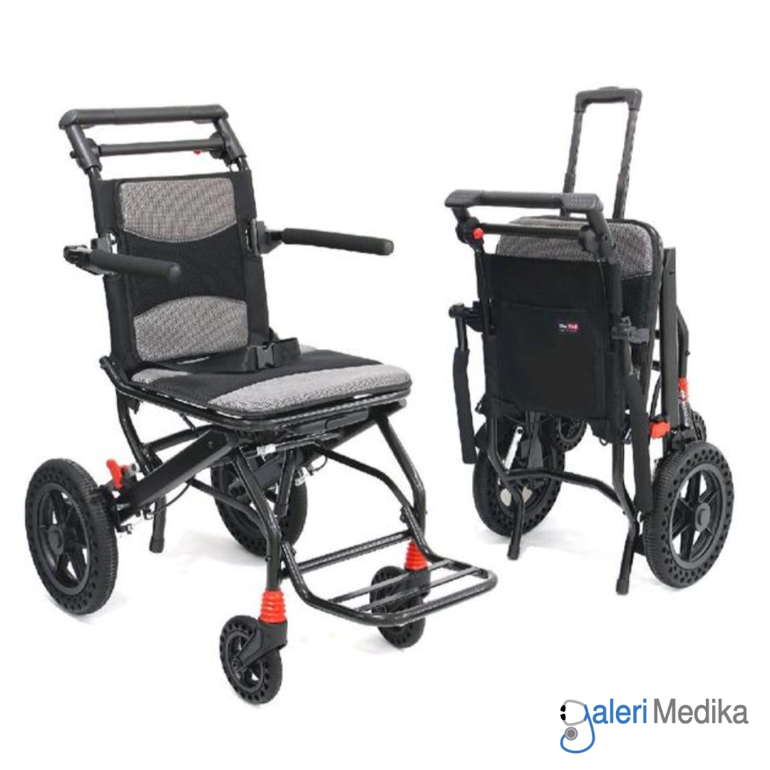 ONEMED FS 800L PRIME Kursi Roda Traveling + Handle Roda ANTI BOCOR ONEMED FS 800L PRIME Kursi Roda Traveling + Handle Roda ANTI BOCOR