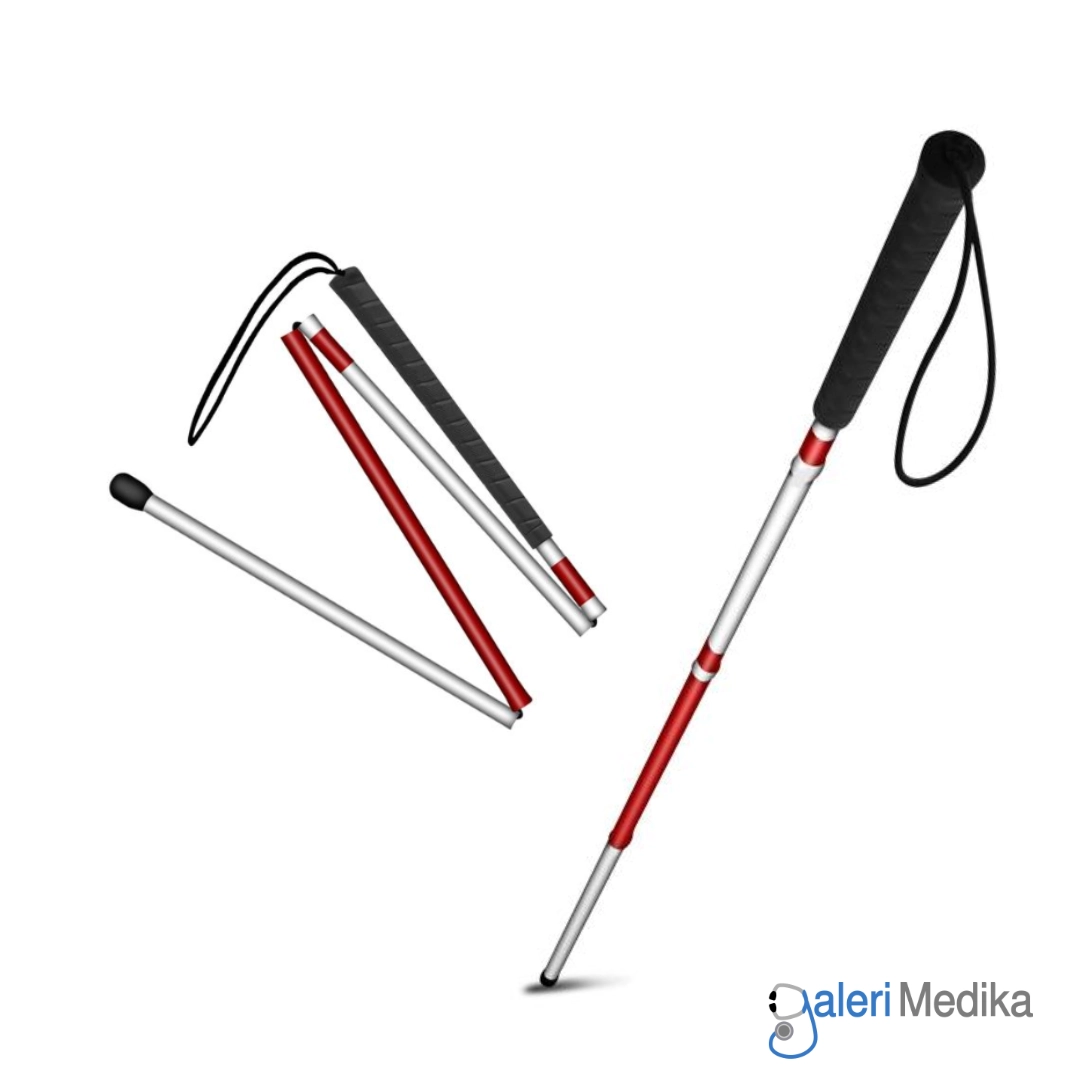 ONEMED Tongkat Jalan Tunanetra Aluminium Lipat FS936L