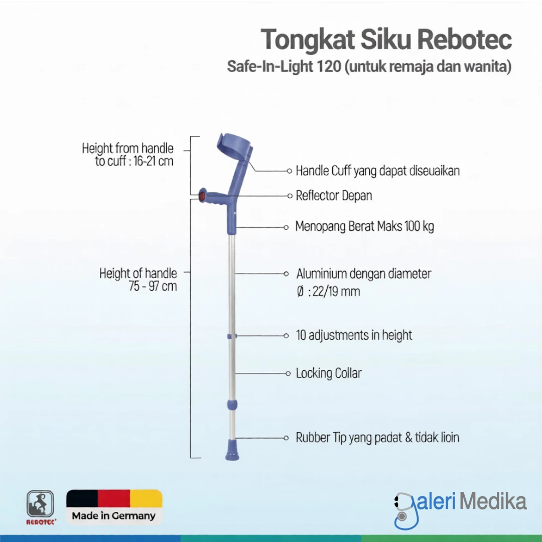 Tongkat Rebotec Safe-In-Light 120