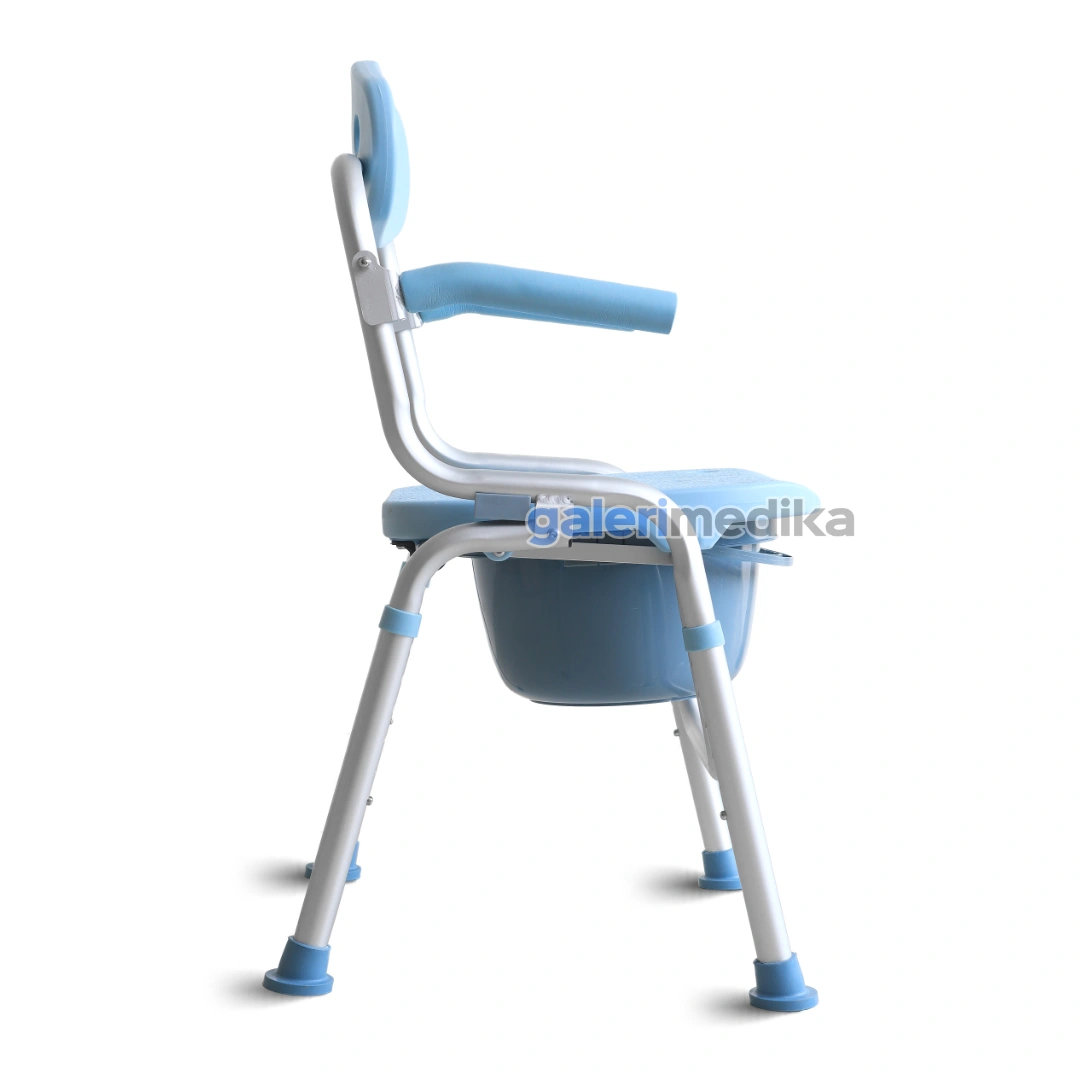 Kursi Toilet Portable Avico Sakura Max 2in1 Commode Chair + Shower Chair