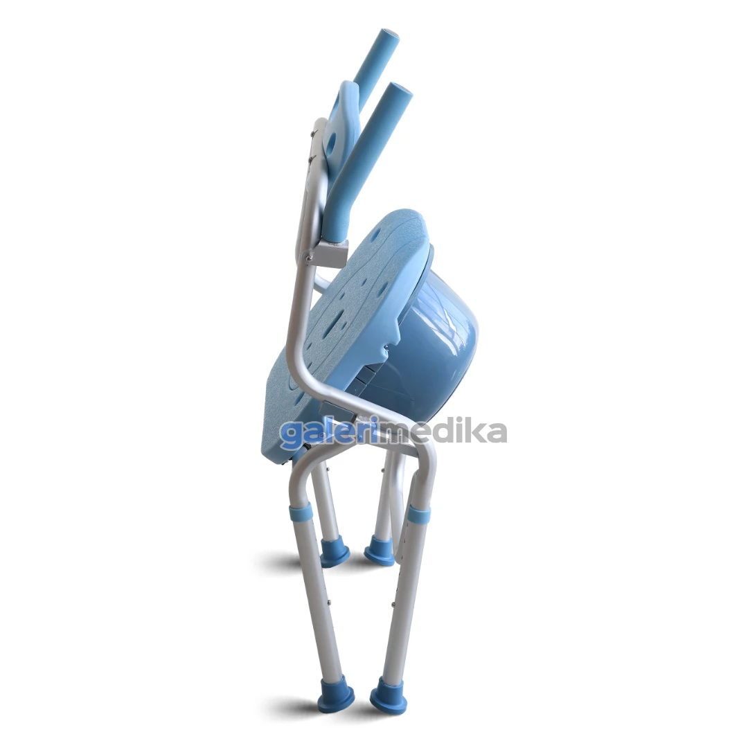 Kursi Toilet Portable Avico Sakura Max 2in1 Commode Chair + Shower Chair