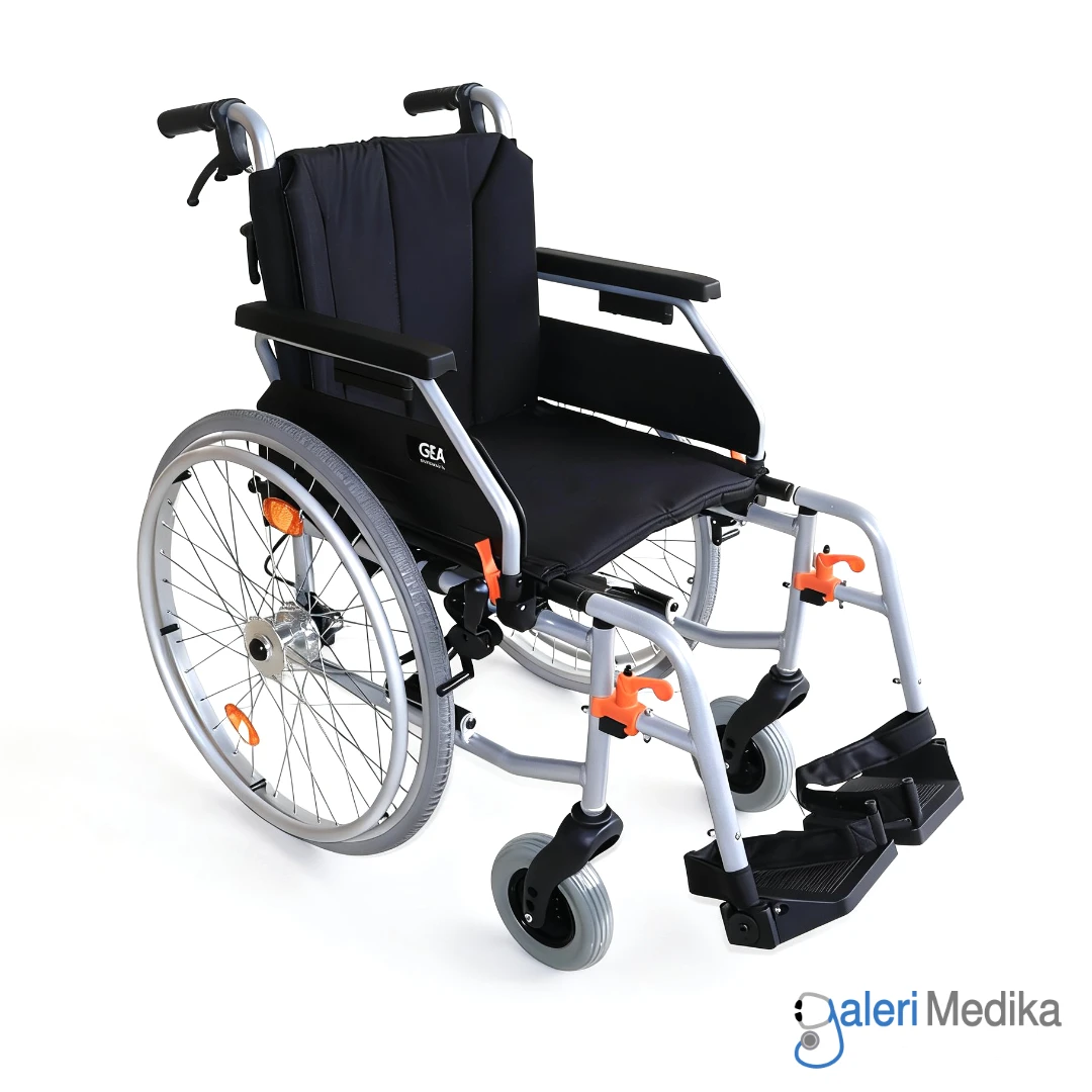 Kursi Roda GEA AL-001J-45 Aluminium Wheelchair Premium