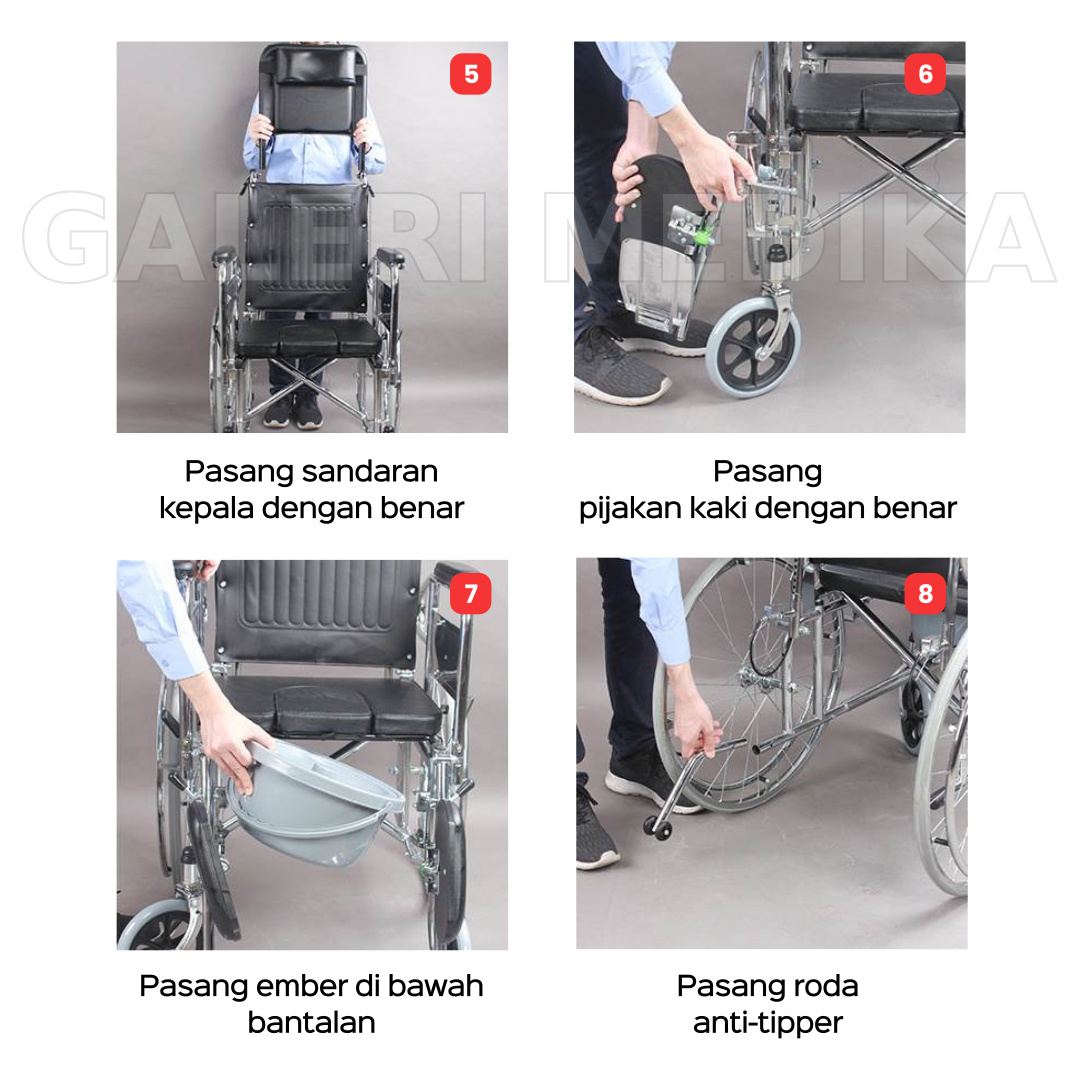 Kursi Roda 3in1 Multifungsi GEA FS609 GC