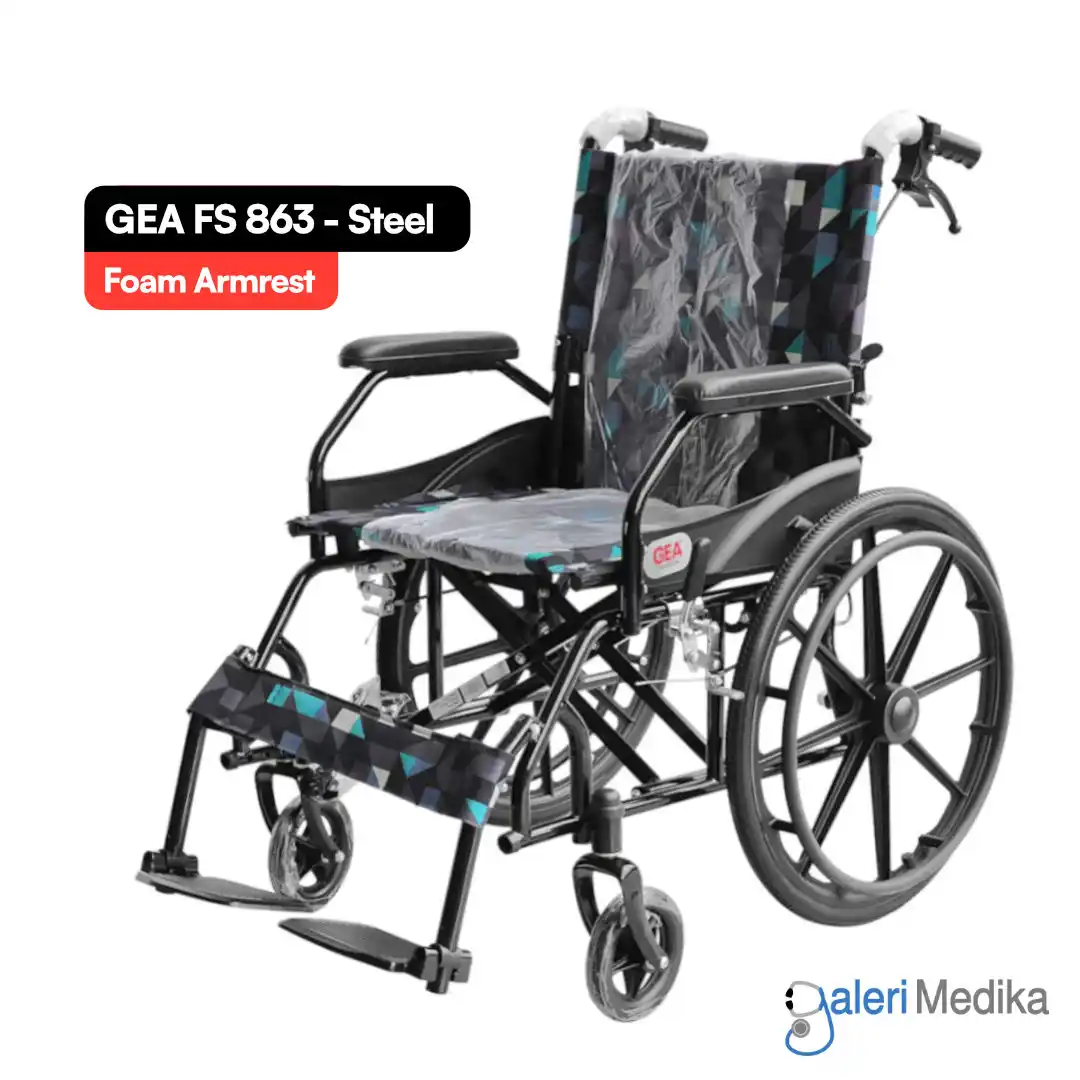 Kursi Roda GEA FS 863 Steel Wheelchair