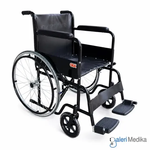Kursi Roda GEA GO-875D Manual Steel Wheelchair Velg Jari-Jari Kursi Roda GEA GO-875D Manual Steel Wheelchair Velg Jari-Jari