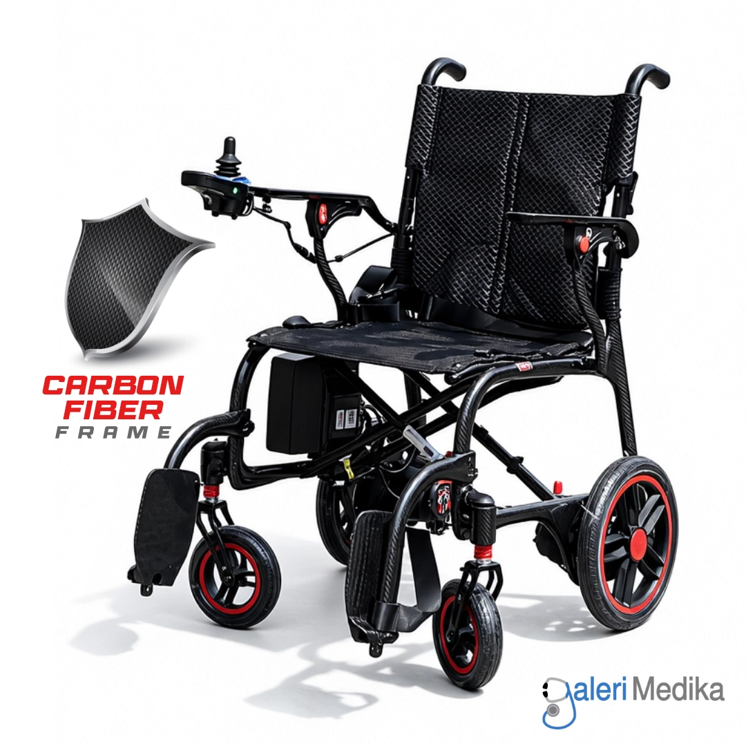 Kursi Roda Elektrik GEA GO-126 Electra CARBON FIBER Ultra Light 13Kg PORTABLE Lipat Tipis Kursi Roda Elektrik GEA GO-126 Electra CARBON FIBER Ultra Light 13Kg PORTABLE Lipat Tipis