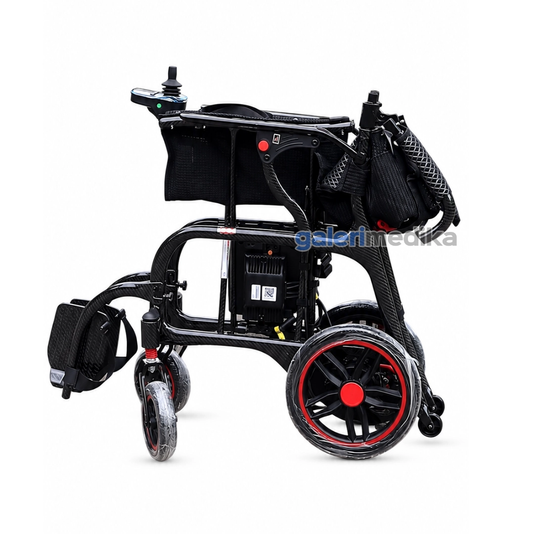Kursi Roda Elektrik GEA GO-126 Electra CARBON FIBER Ultra Light 13Kg PORTABLE Lipat Tipis Kursi Roda Elektrik GEA GO-126 Electra CARBON FIBER Ultra Light 13Kg PORTABLE Lipat Tipis
