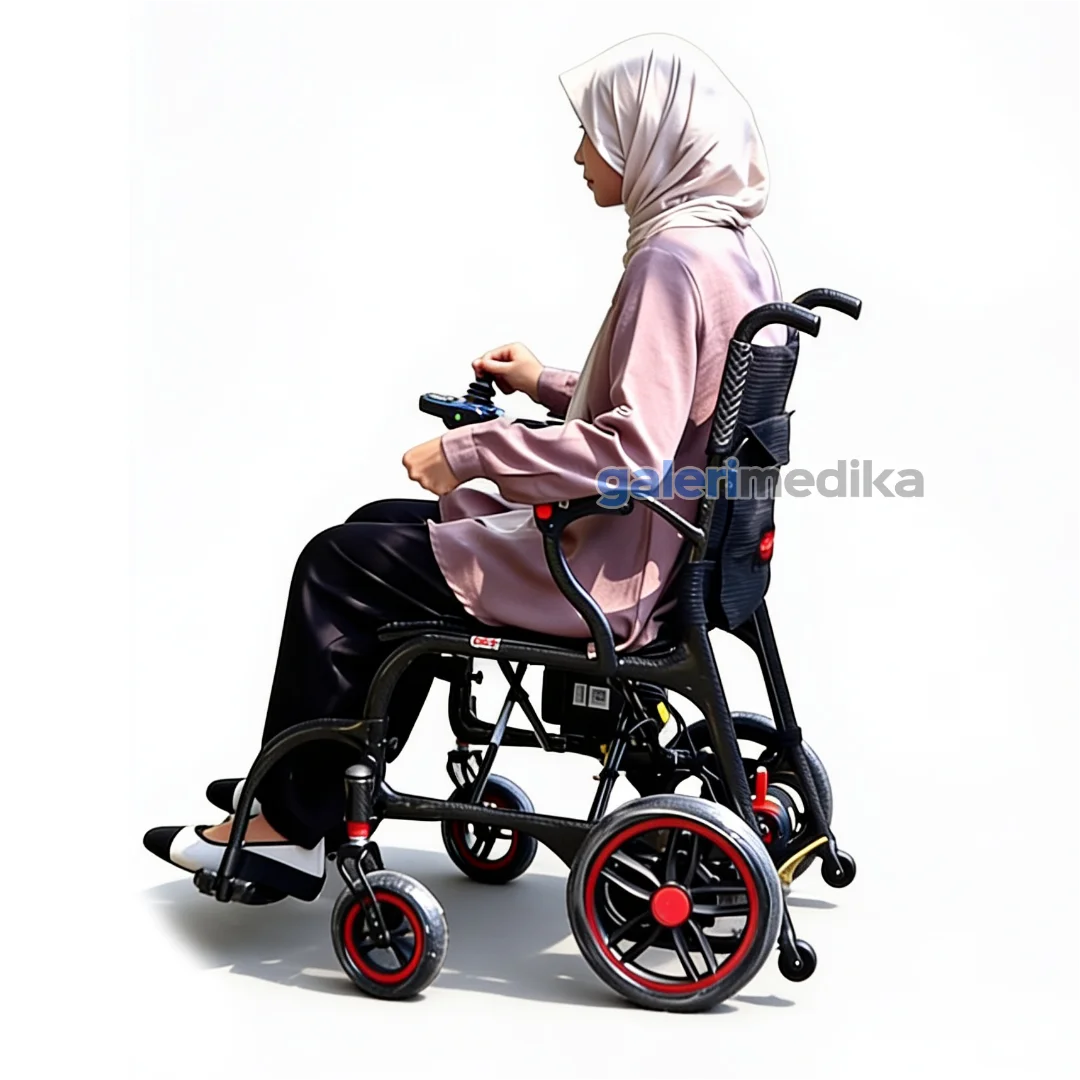 Kursi Roda Elektrik GEA GO-126 Electra CARBON FIBER Ultra Light 13Kg PORTABLE Lipat Tipis Kursi Roda Elektrik GEA GO-126 Electra CARBON FIBER Ultra Light 13Kg PORTABLE Lipat Tipis
