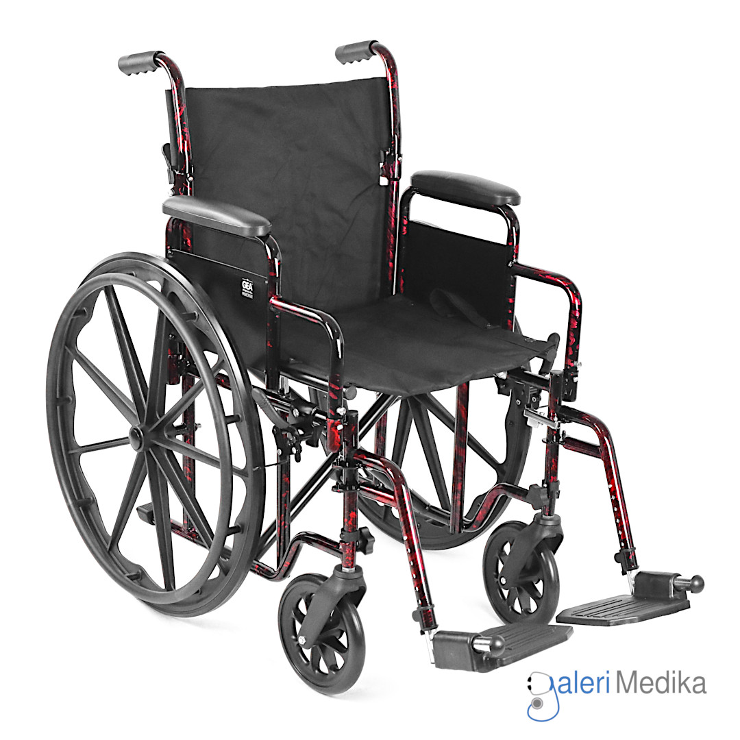 Kursi Roda Standard GEA YJ-023E Steel Wheelchair